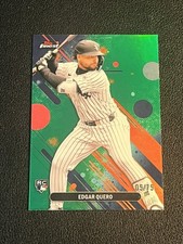 2025 Topps Finest Edgar Quero RC Green Refractor /75 Chicago White Sox #97