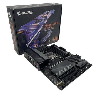 FOR PARTS GIGABYTE X670 AORUS Elite AX Gaming Motherboard AMD AM5 DDR5
