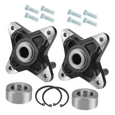 M MATI 2PCS Rear Wheel Hubs & Bearing kit for Polaris RZR 900 XP 4 2011-2013 