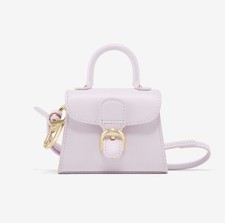 Delvaux Le Brillant Charms Lilac Mini Handbag Charm in Box Calf Leather