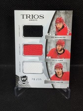 2020-21 Upper Deck The Cup - Cup Trios Dougie Hamilton, Nino Niederreiter,...