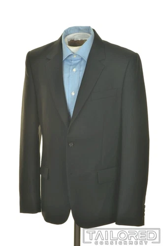 Giacca cappotto sportivo blazer MOHAIR lana nero ALEXANDER MCQUEEN EU 54 US 42