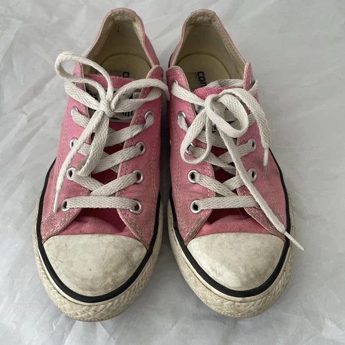 Scarpe Converse Chuck Taylor All Star bambino ragazzo taglia 3 rosa sneakers basse