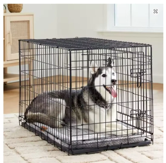 Уютный коврик-ящик для собак плюшевый с подкладкой из пеноматериала моющаяся кровать для домашних животных подходит для ящика 30 дюймов - Изображение 3 из 4