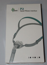 BMC P2 Nasal Pillows Interface, Comes W/ Sm/Med/Lg Pillows, NEW SEALED Box