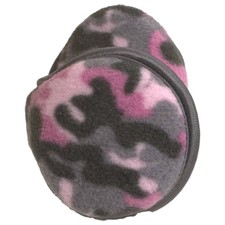 Degrees Girls Pink Camo Fleece Ear Muffs Warmers
