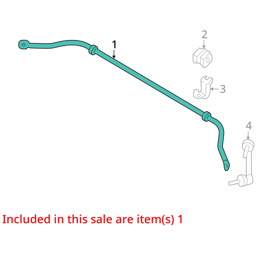 2013 Infiniti JX35 AWD Rear Stabilizer Bar OEM 113K Miles - LKQ414143494 - Изображение 4 из 4