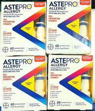 Astepro Allergy Anthistamine Nasal Spray 60 Metered Sprays 4-PACK