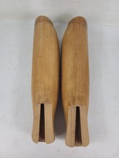 Vintage Antique C.B. Walbridge Wooden Boot Trees 3 Piece Cobbler Shoe Stretchers