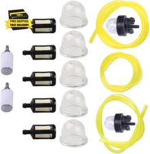 6 Feet 3 Sizes Fuel Line Hose for Husqvarna Weedeater Zama Poulan Craftsman Stih