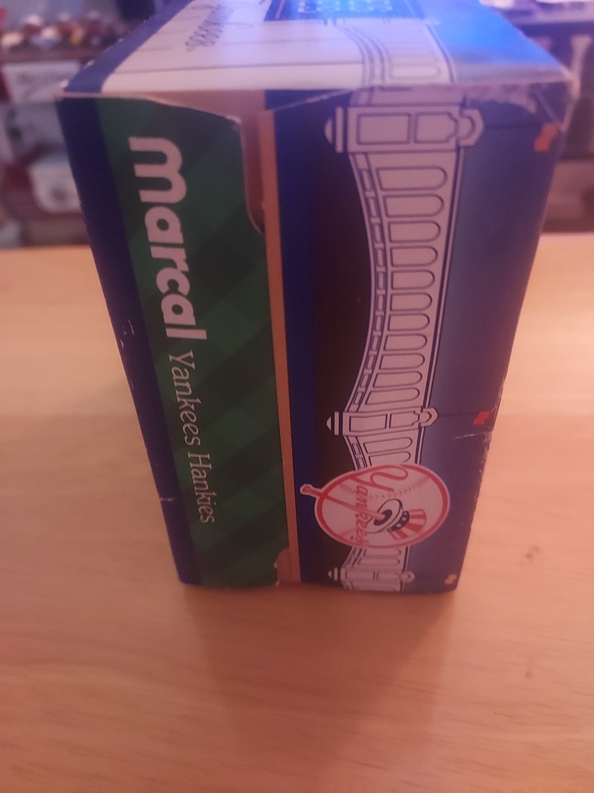 Marcal Yankees Hankies NY Yankee Tissues Novelty Collectible