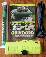 Quikcord Battlbox Edition Military Inspired Outdoor Gear Paracord Kit