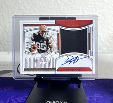 2024 National Treasures David Njoku Auto /49 Colossal Signatures CS-DNU