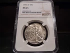 1946-D MS65 Liberty Walking Half Dollar NGC Certified Gem - White/Light Gold Hue
