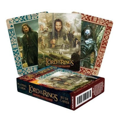 Der Herr der Ringe LOTR Heroes & Vilains Playing Cards (Spielkarten) NEU OVP