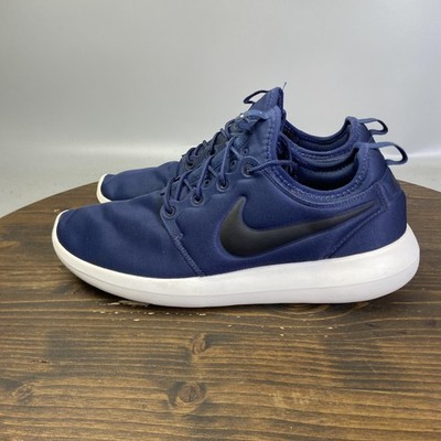 Nike Roshe Two Shoes Mens Size 11.5 Blue Running Athletic Sneakers