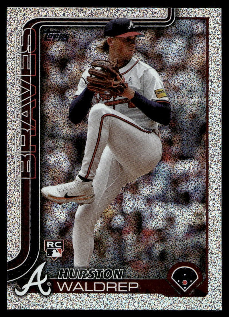 2025 Topps #253 Hurston Waldrep Sandglitter Atlanta Braves