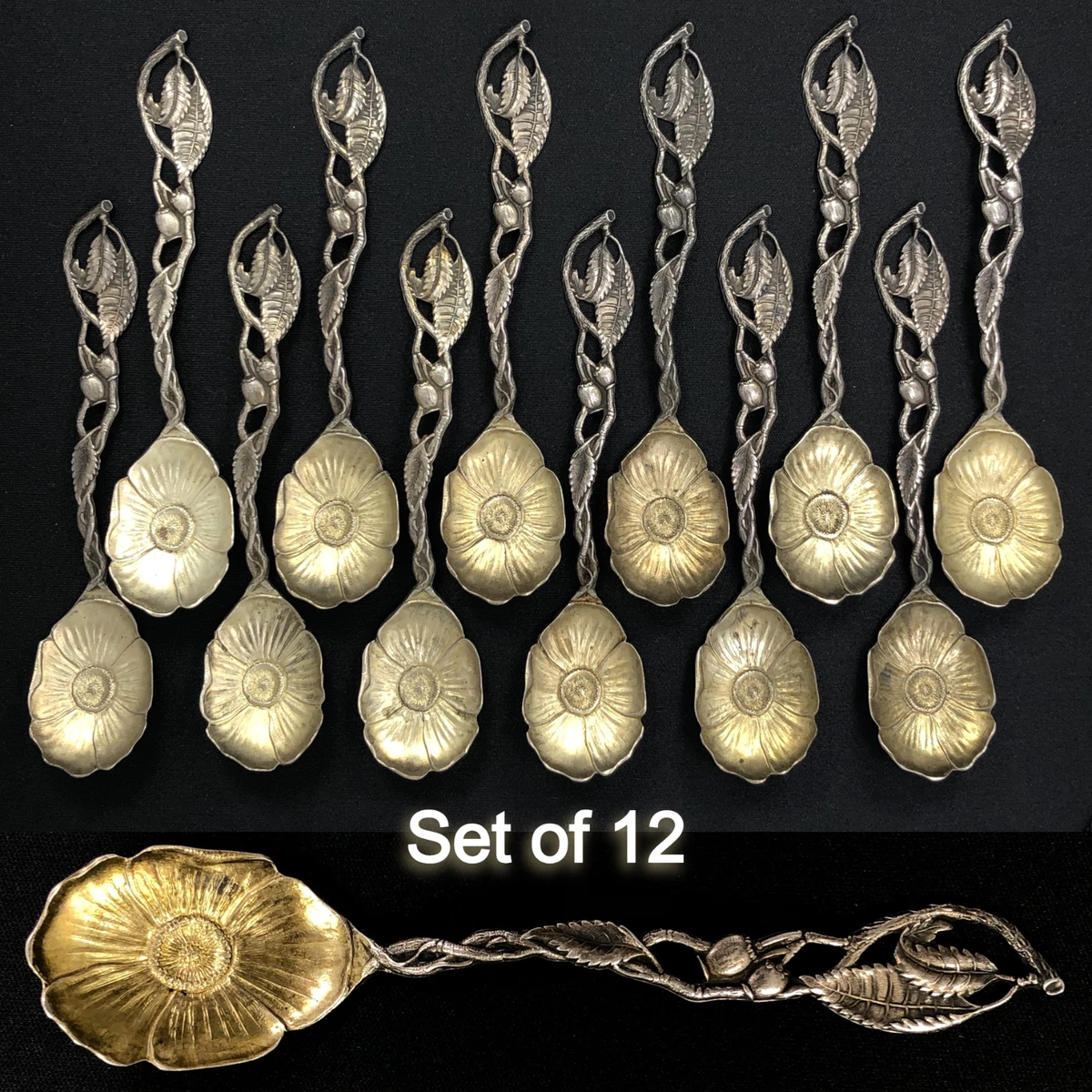 Rose Spoon Silver Antiques for sale | eBay