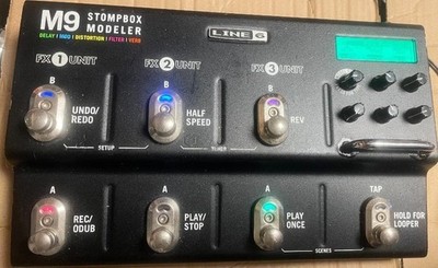 Line 6 M9 Stompbox Modeler Multi-Effekt-Gitarrenpedal getestet funktioniert...