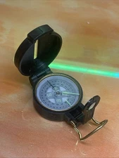 Vintage Engineers Lensatic Compass Works Great