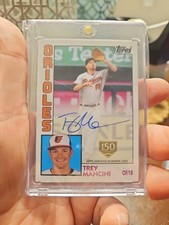 2019 Topps Update Baseball No 84a TM Trey Mancini Autograph #/150 150th