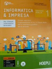 INFORMATICA & IMPRESA VOL.1 ED.GIALLA P.CAMAGNI HOEPLI + CD 9788820383374