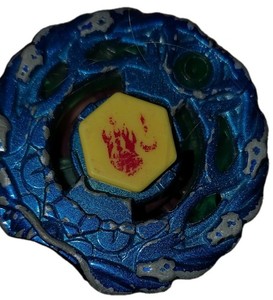 Beyblade Spinning Top Toy Blue/Teal/Purple Yellow Tip, Metal Fight