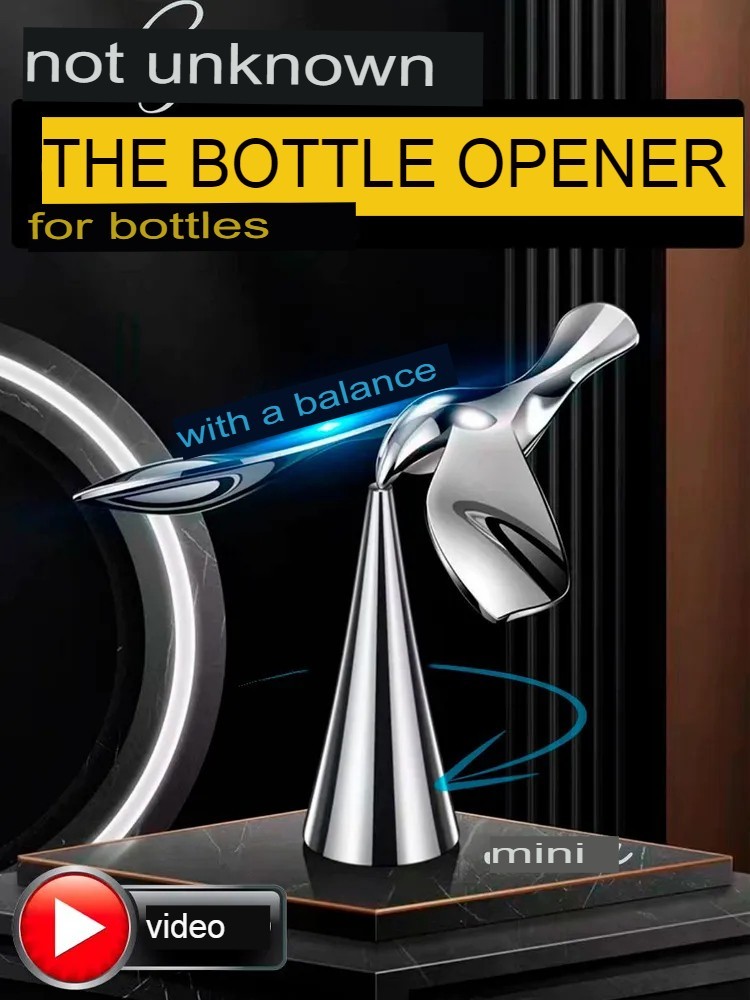 Abrebotellas Balance Bird Vaso Suspensión Metal Vino Arrancador Abridor de Cerveza