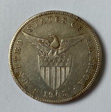 Moneda de plata 1 peso 1905-S Estados Unidos-Filipinas Estados Unidos de América - C2