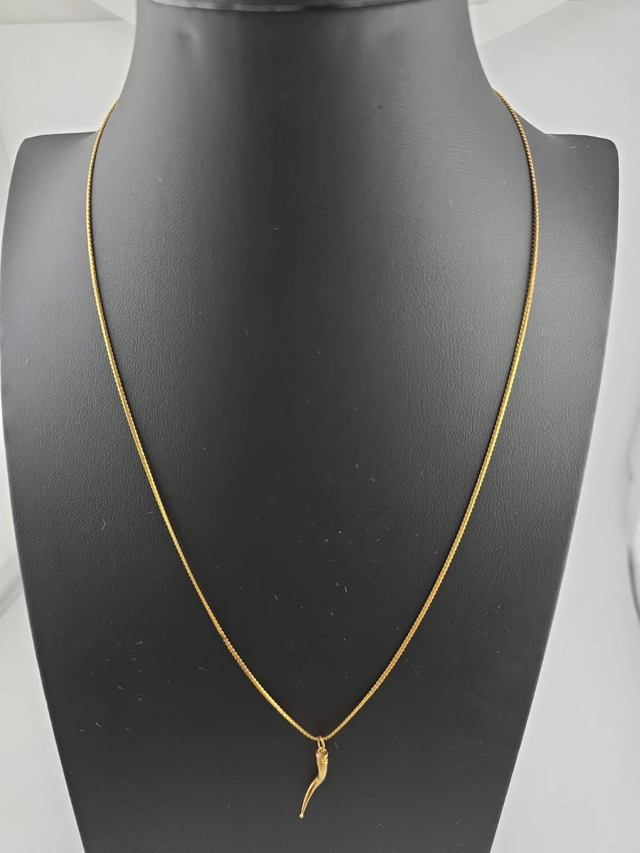 750 Gold Italy In Fine Necklaces & Pendants Without Stones for