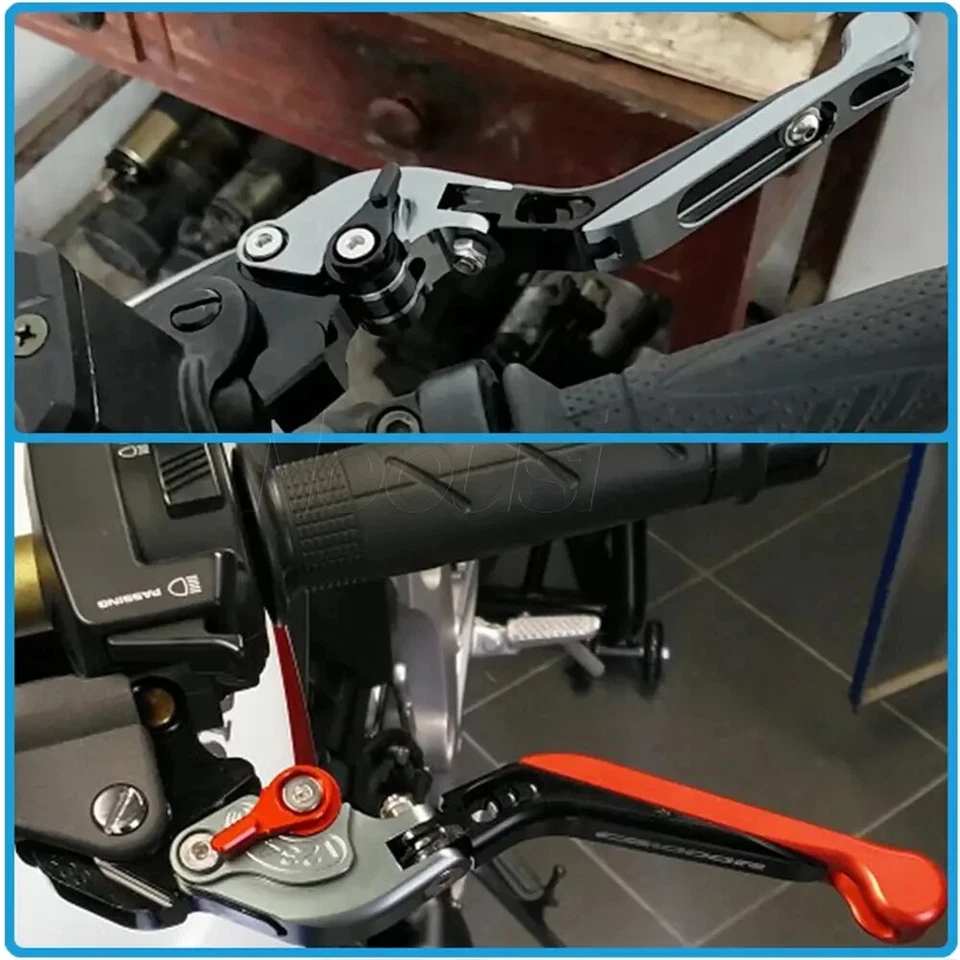 Palancas de embrague de freno plegables ajustables para Suzuki GSXR1000 GSXR 1000 2001-2025 Foto 4 de 4