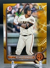 2022 Bowman - Ricardo Genoves - Gold Paper prospects /50 - GIANTS Baseball