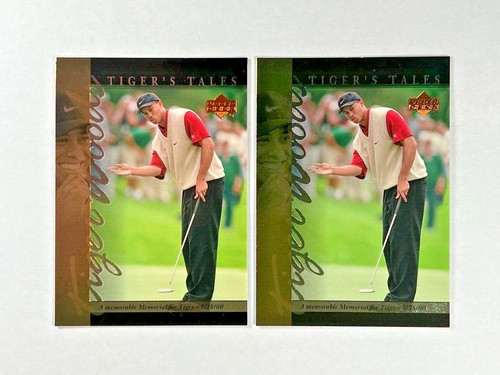 2001 Upper Deck Tiger Woods TT24 Tiger\'s Tales `A memorable Memorial for Tiger`