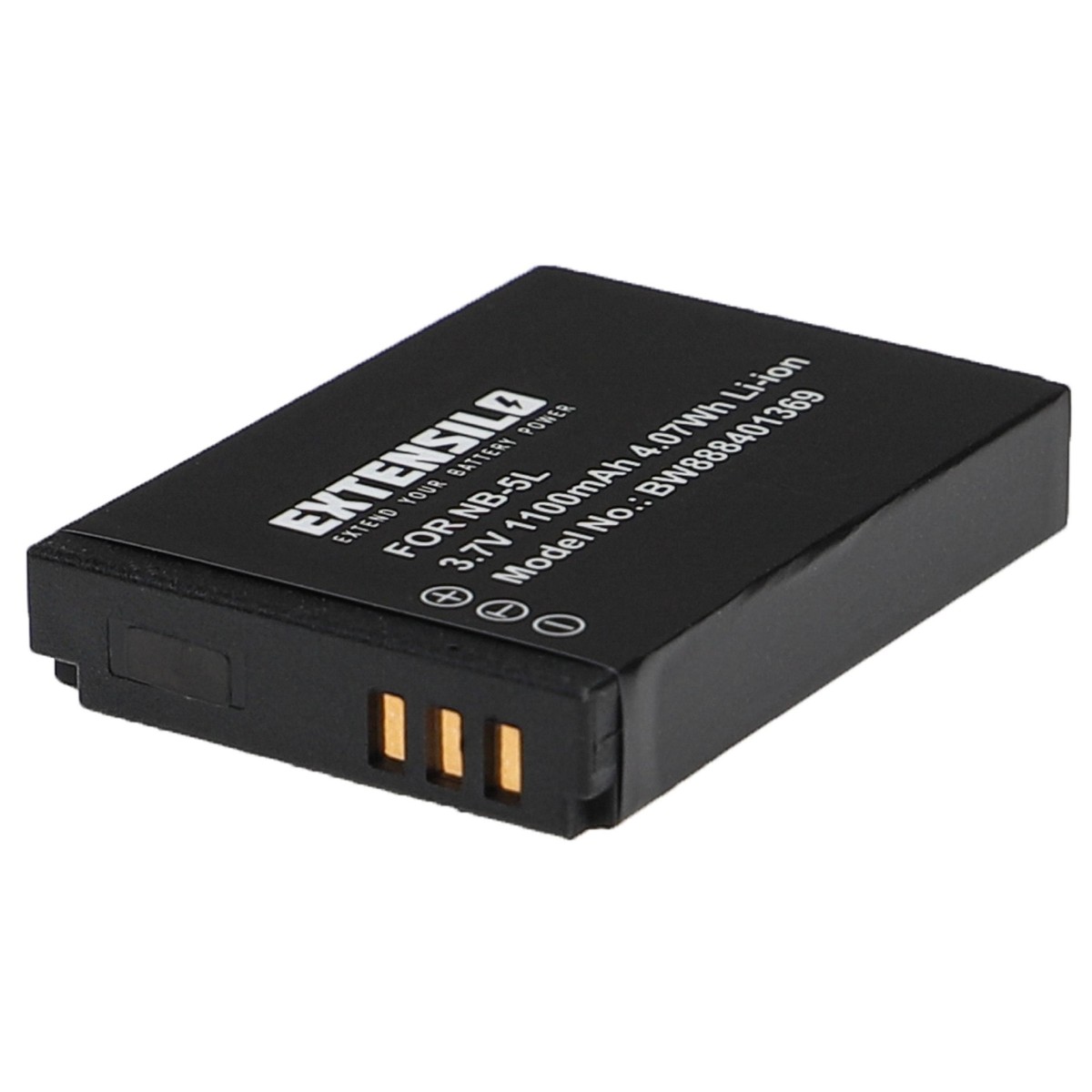 Vhbw 3 Batterie Li-Ion 650mAh Compatibili Canon NB-5L Per Ixus 850 IS, 800 IS, 870 IS, 860is - 5