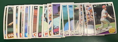 1985 Topps Baseball SET BREAK singles - Finish Your Set - #201-400