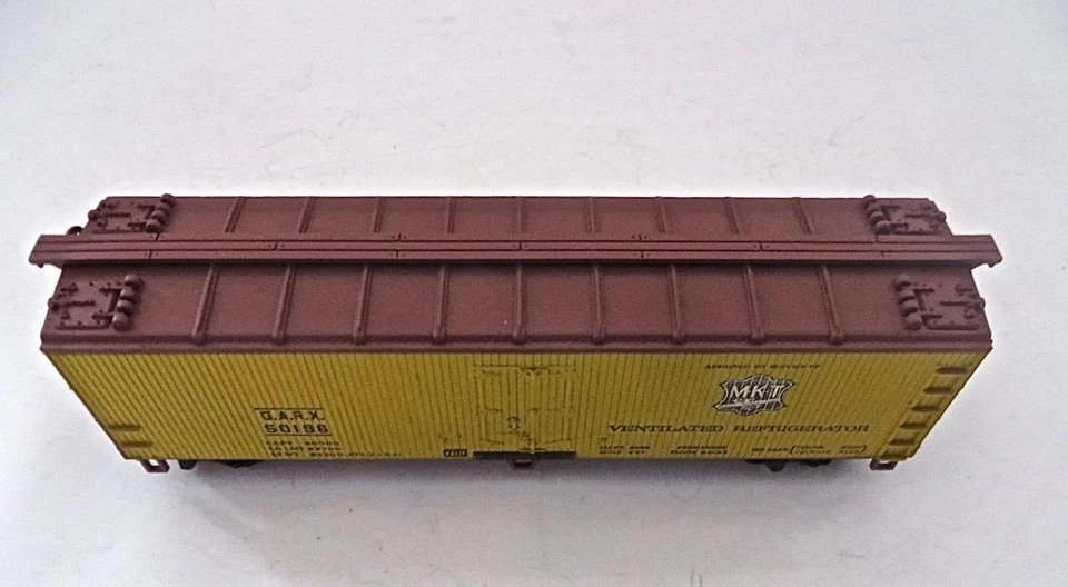 HO Train Miniature 2306 Built 40' MKT Wood Sheathed Box Car Low Ship Orig.Box - Image 4 of 4