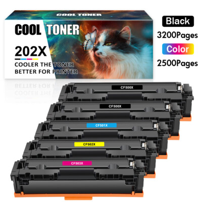 Toner For HP CF500A 202A CF500X 202X Color LaserJet Pro MFP M281fdw M254dw M281