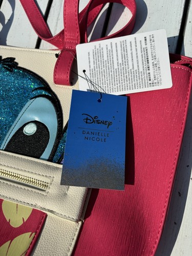 Disney Lilo & Stitch Danielle Nicole Tote Bag New with Tags - Picture 3 of 5