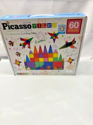 PicassoTiles PT60 Magnet Building Set (60-Piece) *New