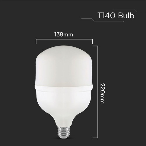 Lampada LED E27 e E40 60W 6600 LUMEN T160 OPALE LUCE NATURALE FREDDA NOVITA' - Foto 16 di 21