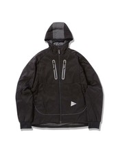 And Wander Alpha Air Hoodie Jacket Black