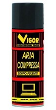 Aria Compressa Spray Con Cannuccia Beccuccio Bomboletta Bombola 400ml Pulizia Pc