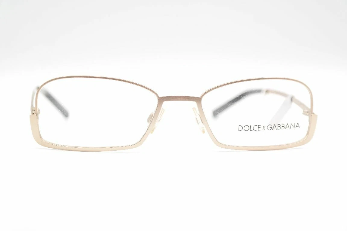 Dolce Gabbana DG 394 Brown Oval Glasses Eyeglass Frame Eyeglasses New