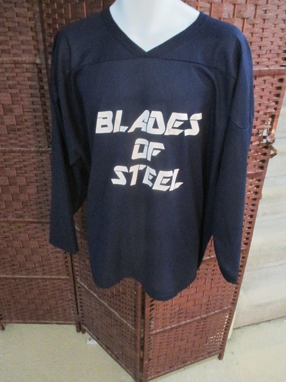 Vintage Blades Of Steel hockey Jersey Size XXL Gem