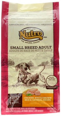 Nutro Small Breed Adult Farm Raised Chicken, Brown Rice, And Sweet Potato Rec...