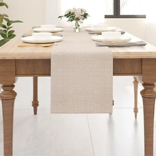Soft Caddice Faux Linen 2 Piece Fabric in 1 Table Runner eco-Friendly Fabric ...
