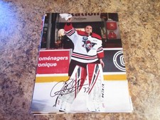 OLIVIER RODRIGUE SIGNED 8X10 MATTE PHOTO EDMONTON OILERS MONCTON WILDCATS (C)
