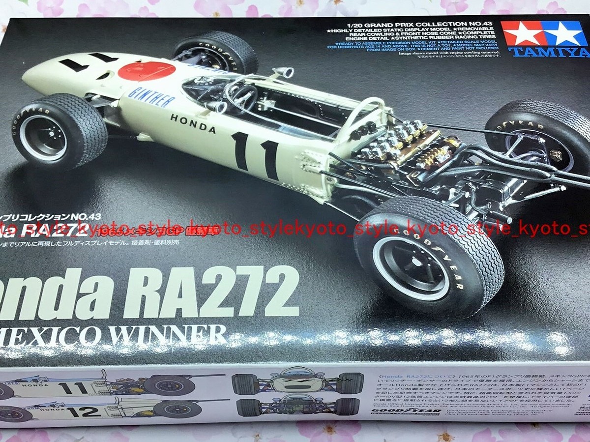 TAMIYA製Honda RA272 1965MEXICO WINNER Amazon.com: Tamiya 1/20 Grand Prix Collection No.43 Honda