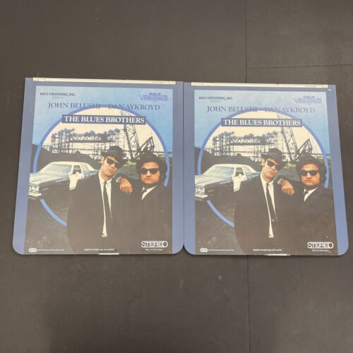 The Blues Brothers Part 1 & 2 Vintage CED Movie VideoDisc John Belushi Dan - Picture 1 of 6