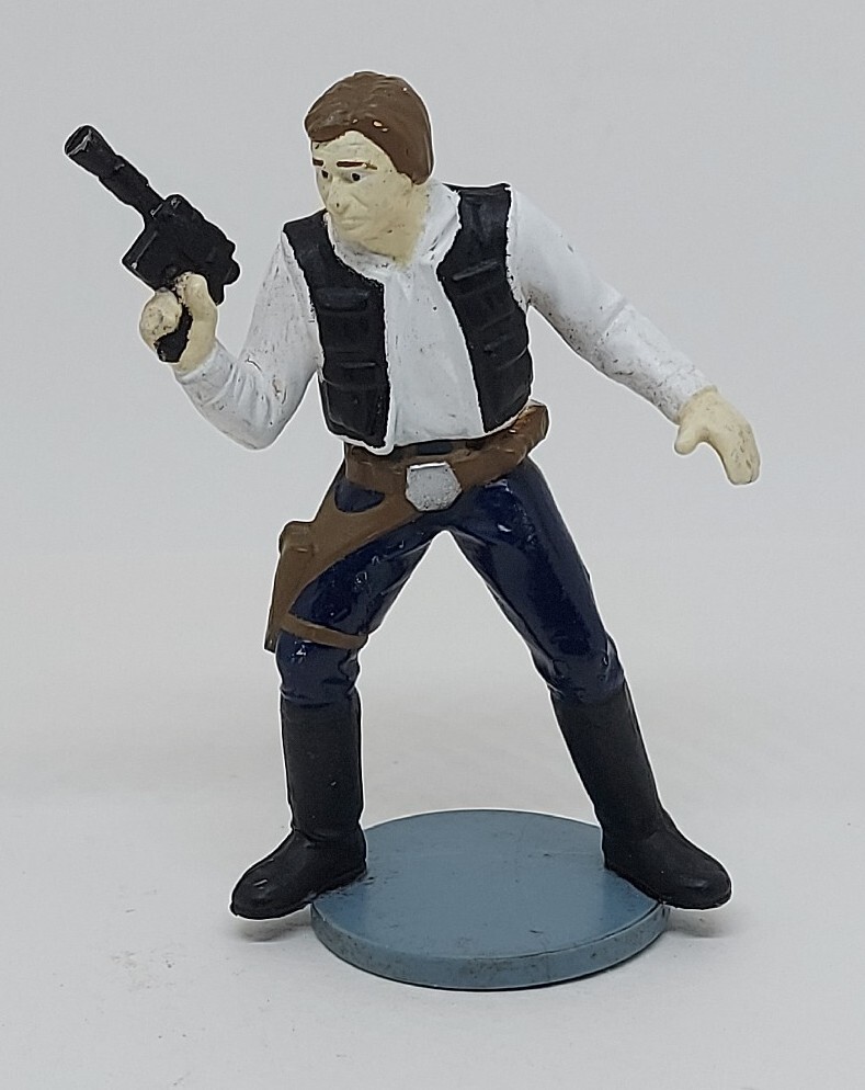 Star Wars HAN SOLO Mini Figure on Round Base from 1995 Applause | eBay